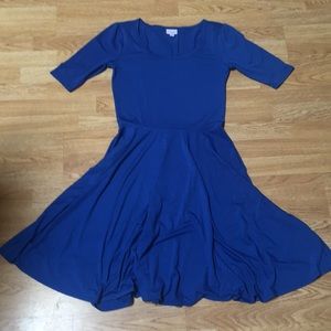 Blue LuLaRoe Nicole Dress 👗